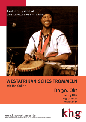 Westafrikanisches Trommeln_Plakat